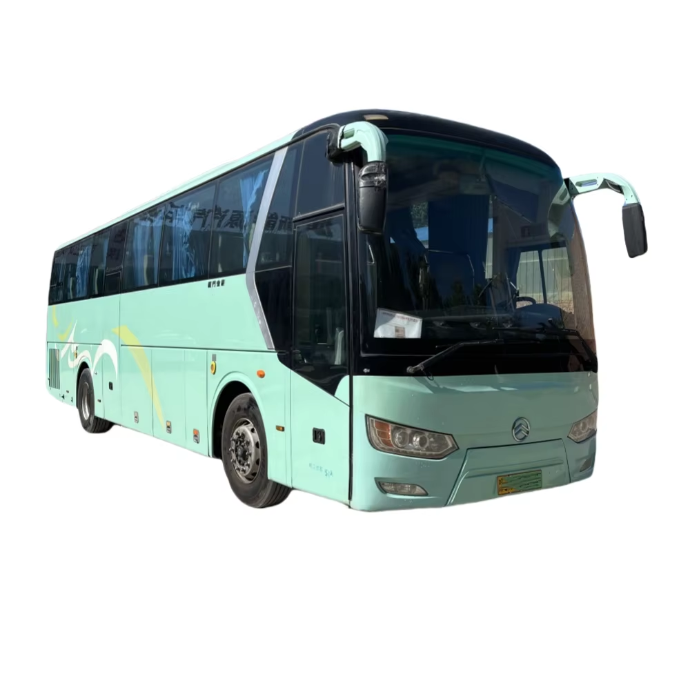 Jinlv Luxury Diesel-Electric Hybrid Bus 51-Seats Coach Manual Transmission New Condition Bus Second Hand Bus Used Coach Sale